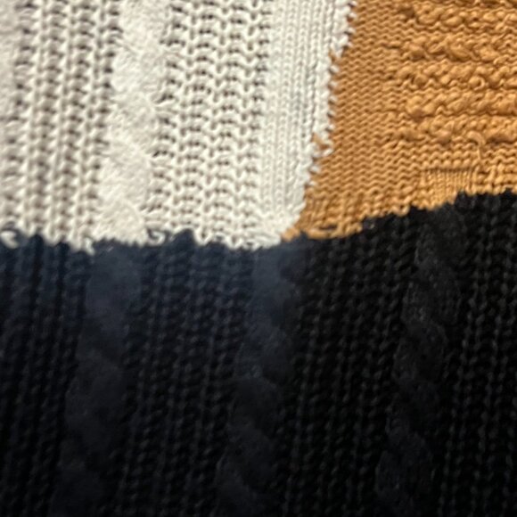 Motu Willow Sweater Boys Size 10 Pullover Acorn Color Block Pullover Crew - Picture 6 of 8